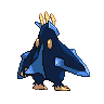 Empoleon back-facing sprite from Pokémon White