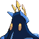 Empoleon back-facing sprite from Pokémon Diamond