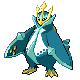 Empoleon shiny front-facing sprite from Pokémon Diamond