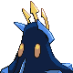 Empoleon back-facing sprite from Pokémon SoulSilver