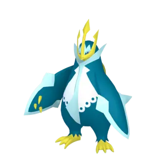 Empoleon shiny front-facing sprite from Pokémon Shining Pearl