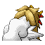 Entei back-facing sprite from Pokémon Sapphire