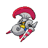 Escavalier front-facing sprite from Pokémon Black