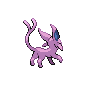 Espeon back-facing sprite from Pokémon Black 2