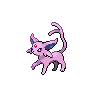 Espeon front-facing sprite from Pokémon Black
