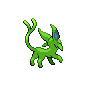 Espeon shiny back-facing sprite from Pokémon Black