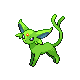 Espeon shiny front-facing sprite from Pokémon SoulSilver