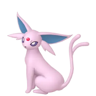Espeon front-facing sprite from Pokémon Sword