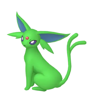 Espeon shiny front-facing sprite from Pokémon Sword