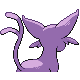 Espeon back-facing sprite from Pokémon Platinum