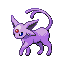 Espeon front-facing sprite from Pokémon Sapphire