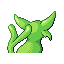 Espeon shiny back-facing sprite from Pokémon Sapphire