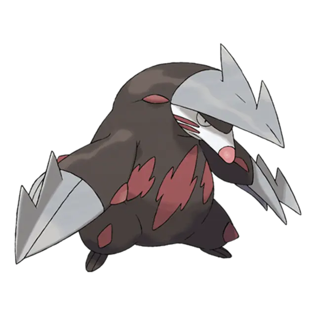 Excadrill, the Subterrene Pokémon — Ground/Steel-type Pokémon official artwork