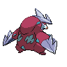 Excadrill shiny back-facing sprite from Pokémon Black 2