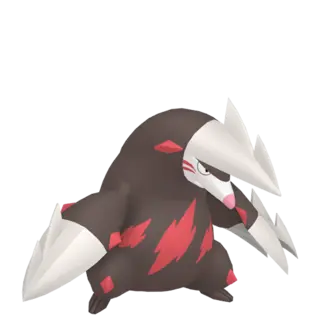 Excadrill front-facing sprite from Pokémon Violet