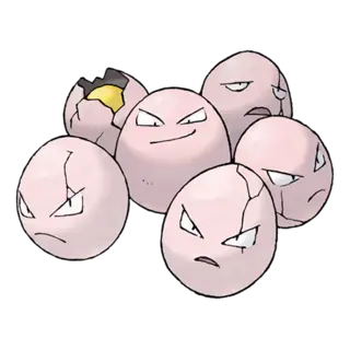 Exeggcute official artwork