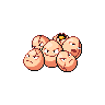 Exeggcute front-facing sprite from Pokémon White 2