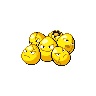 Exeggcute shiny front-facing sprite from Pokémon White 2