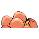 Exeggcute back-facing sprite from Pokémon Pearl