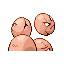 Exeggcute back-facing sprite from Pokémon FireRed