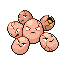 Exeggcute front-facing sprite from Pokémon FireRed