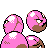 Exeggcute back-facing sprite from Pokémon Silver