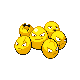 Exeggcute shiny front-facing sprite from Pokémon SoulSilver