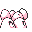 Exeggcute back-facing sprite from Pokémon Yellow