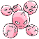 Exeggcute front-facing sprite from Pokémon Yellow