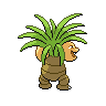 Exeggutor back-facing sprite from Pokémon Black