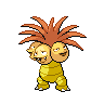 Exeggutor shiny front-facing sprite from Pokémon Black