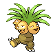 Exeggutor front-facing sprite from Pokémon Pearl