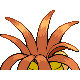 Exeggutor shiny back-facing sprite from Pokémon Pearl