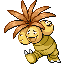 Exeggutor shiny front-facing sprite from Pokémon Emerald