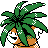 Exeggutor back-facing sprite from Pokémon Silver