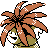 Exeggutor shiny back-facing sprite from Pokémon Silver