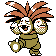 Exeggutor shiny front-facing sprite from Pokémon Silver