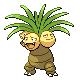 Exeggutor front-facing sprite from Pokémon SoulSilver