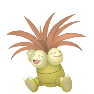 Exeggutor shiny front-facing sprite from Pokémon Shield