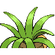 Exeggutor back-facing sprite from Pokémon Platinum