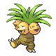Exeggutor front-facing sprite from Pokémon Platinum