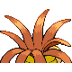 Exeggutor shiny back-facing sprite from Pokémon Platinum
