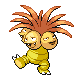 Exeggutor shiny front-facing sprite from Pokémon Platinum