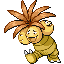 Exeggutor shiny front-facing sprite from Pokémon Ruby