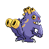 Exploud back-facing sprite from Pokémon Black 2