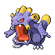 Exploud front-facing sprite from Pokémon Pearl