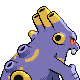 Exploud back-facing sprite from Pokémon SoulSilver