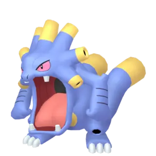 Exploud front-facing sprite from Pokémon Brilliant Diamond