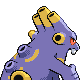 Exploud back-facing sprite from Pokémon Platinum