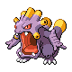 Exploud shiny front-facing sprite from Pokémon Platinum